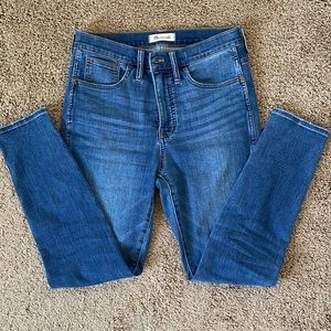 Madewell 10” High-Rise Skinny- 27